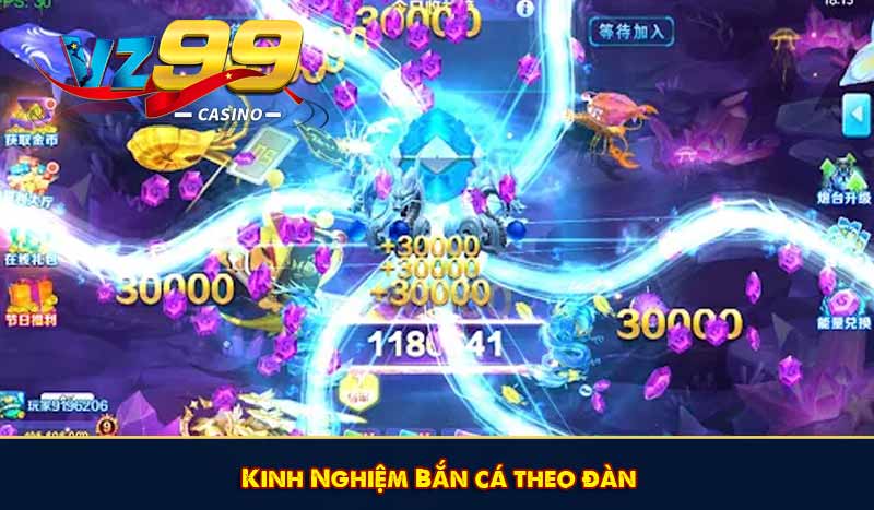 kinh nghiệm bắn cá theo đàn